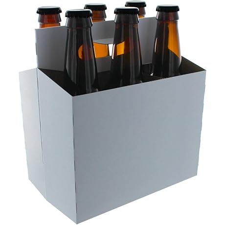 Invincible 6-Pack Corrugated Beer Bottle Carriers: The Ultimate Solution for Safe and...