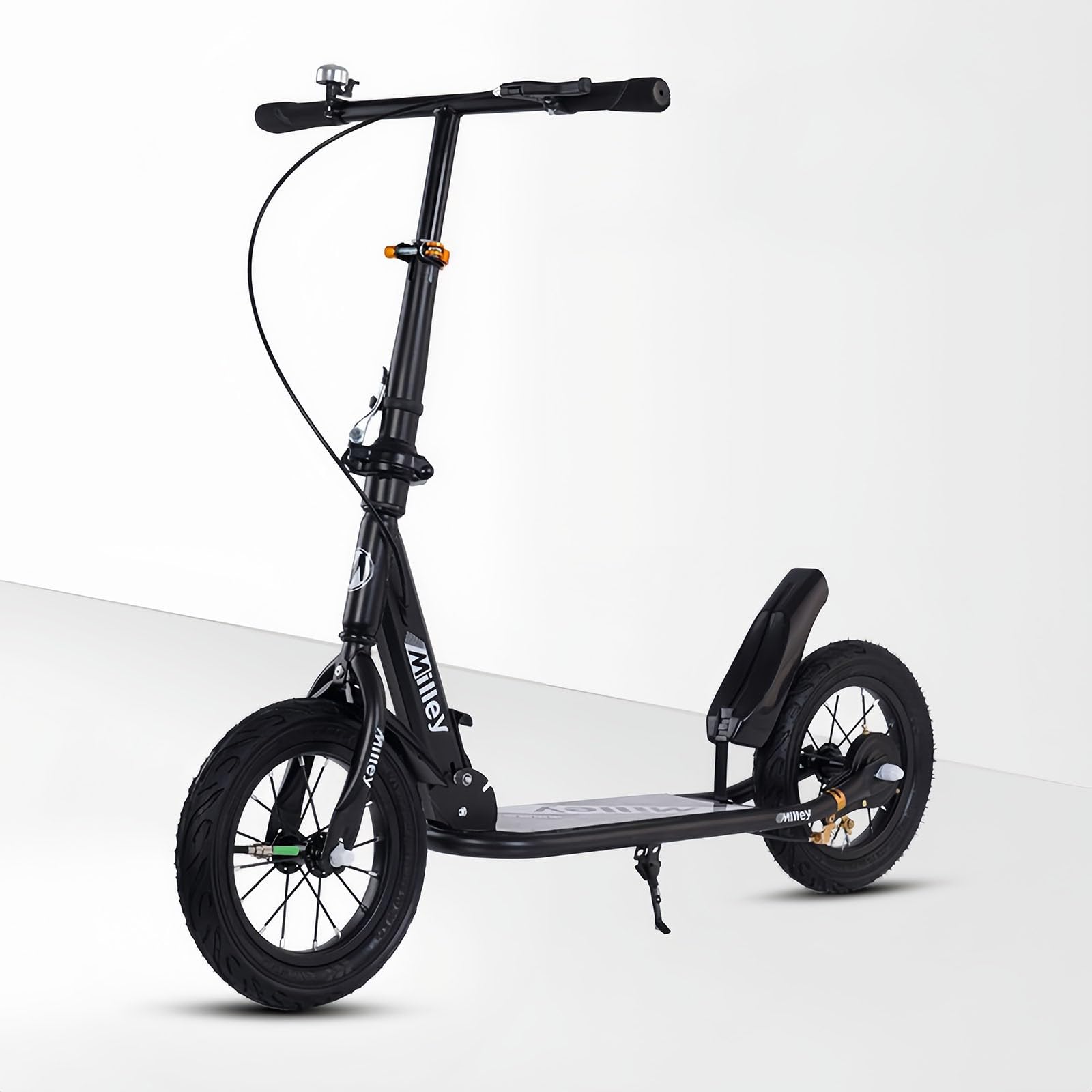City Scooter 290mm XXL Big Wheel Scooter Adultes, Scooter City Pliable avec Frein à Main et Frein pour Adultes et Enfants, Capacité de Charge 150 kg