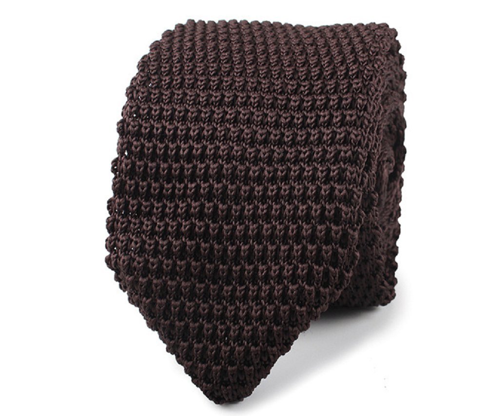 L&L® Men's Fashion Tie Knit Knitted Tie Slim Skinny Woven Pointed
