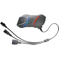 Intercomunicador Manos Libres Sena SMH10R Sistema de comunicación Bluetooth delgado, paquete unitario