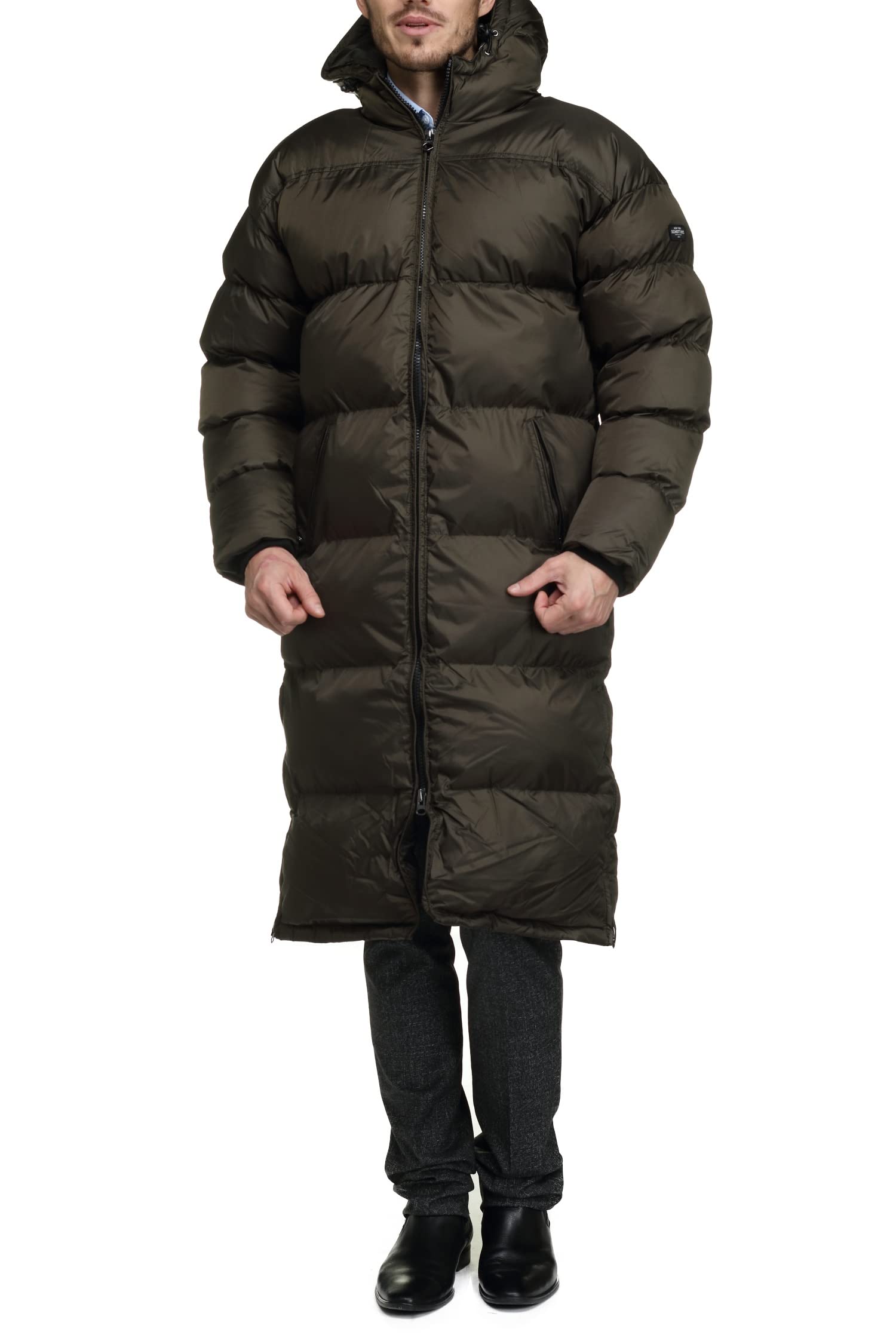 SCHOTT NYC Men's 2190MAX Jacket, Kaki, XXL