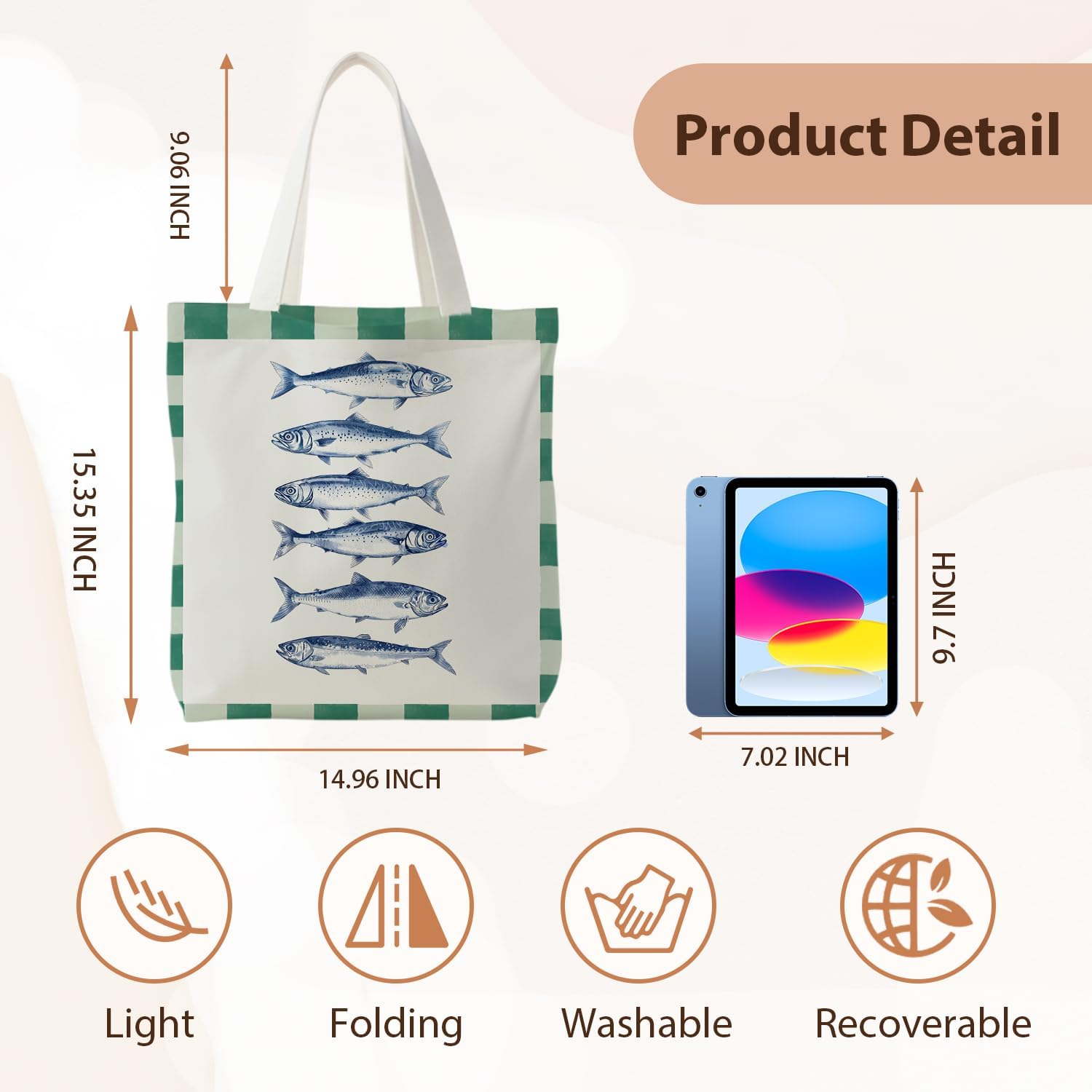 Washable Canvas Bag - Image 4