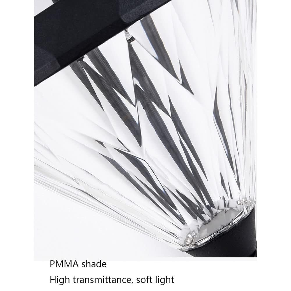 Trójkolorowa ściemnialna lampa solarna LED, domowa zewnętrzna wodoodporna lampa Stigma IP55, dekoracja ogrodzenia ogrodowego willi, słup oświetleniowy, do zewnętrznego og