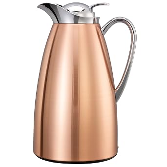 Service Ideas Classy Carafe, Vacuum Insulated, 33.8oz, Stainless Steel