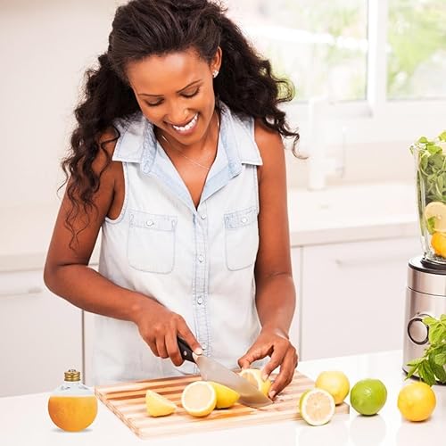 Miniatura 5 de Baluue Botellas de leche de plástico, 10 bolas de alcohol de Navidad, bola de adornos rellenables para árbol de Navidad de 8.5 fl oz, bombillas