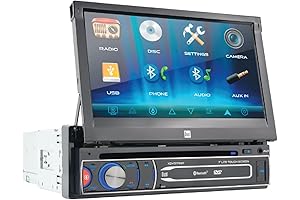 Dual Electronics XDVD179BT 7" Motorized Flip-Out Media Receiver