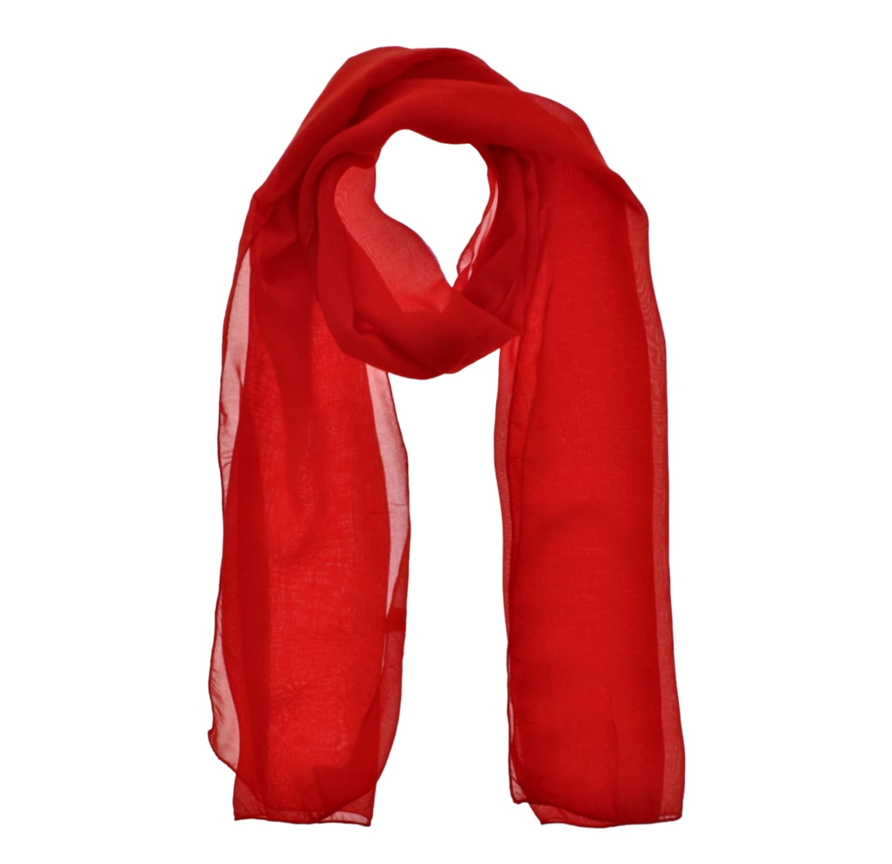 Ladies Chiffon Scarves Women Plain Neck Scarf Soft Headwrap Girls Headscarf Sheer Wrap women's scarves & wraps 150x45 cm