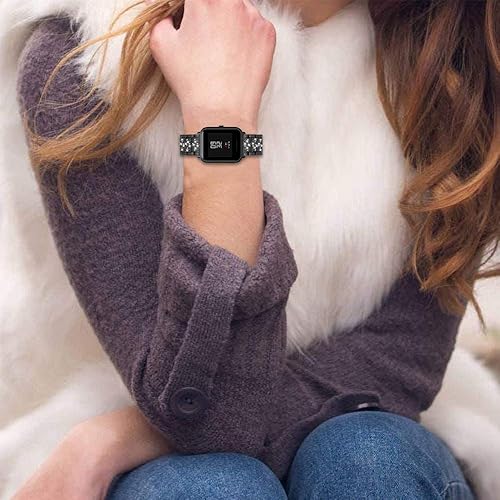 Miniatura 9 de FitTurn Bandas brillantes de joyería para Amazfit Bip 5 bandas para mujeres y hombres, pulsera de diamantes de imitación de repuesto para Amazfit