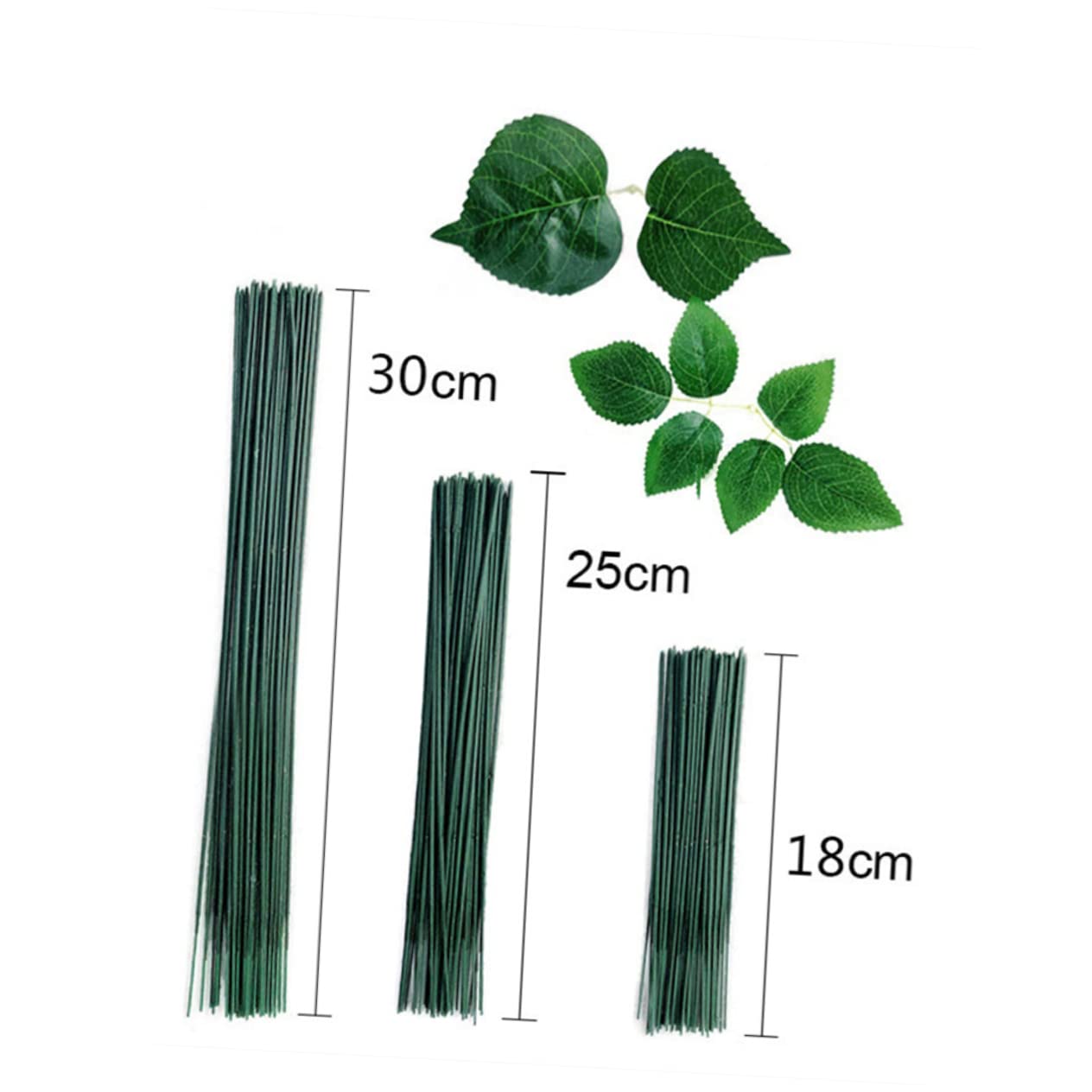 ERINGOGO Floral Wire Kits 100pcs Handmade Artificial Flowers for DIY Craft Floral Arrangement Wire