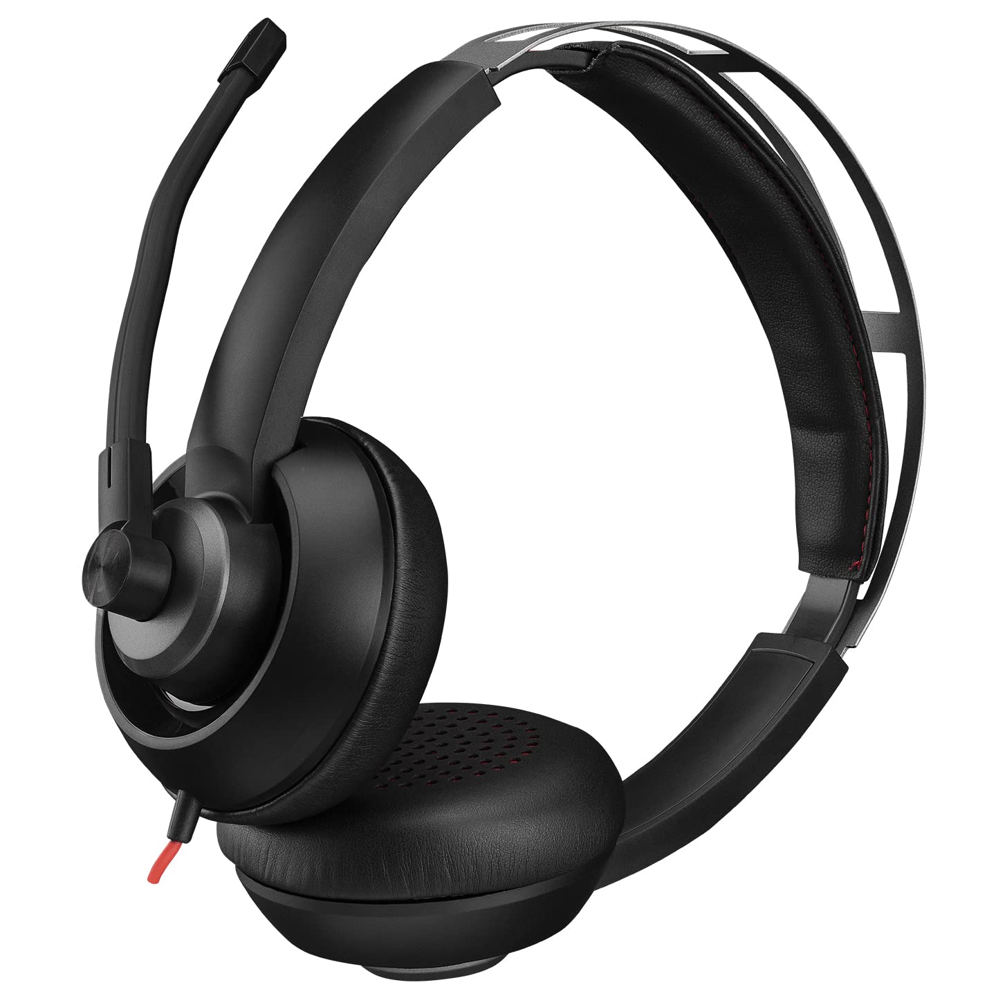 RAMPAGE SNOPY SN-C01 3.5mm Stereo Ofis-Call Center-Toplantı Siyah Profesyonel Mikrofon+Kulaklik