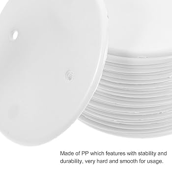 Round Electrical Cover Plate Ceiling Hole Covers For Lights White Blank Outlet Blank Up Zhihuicx I.76811826