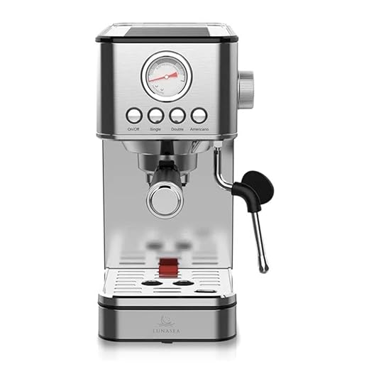 15 bar druk voor optimale smaakextractie en een romige crema in je espresso