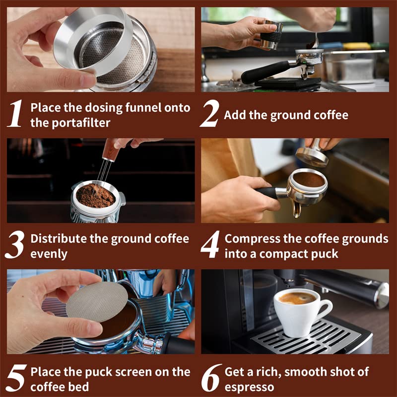 Ensemble De Pilon à Expresso De 58 Mm - Pilon à Café à Ressort