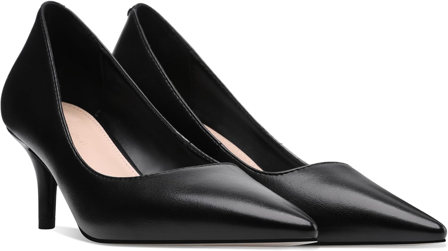 CosyFever Womens Pumps, Pointed Toe Mid Heel Stiletto Pumps, Slip On Dress Pumps - Image 4