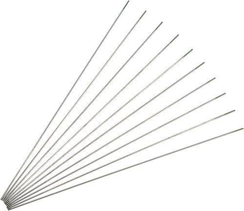 10 electrodos de soldadura TIG de tungsteno varilla pura tungsteno 1 mm x 175 mm  0.04 in x 6.9 in electrodo de tungsteno varilla para soldadura