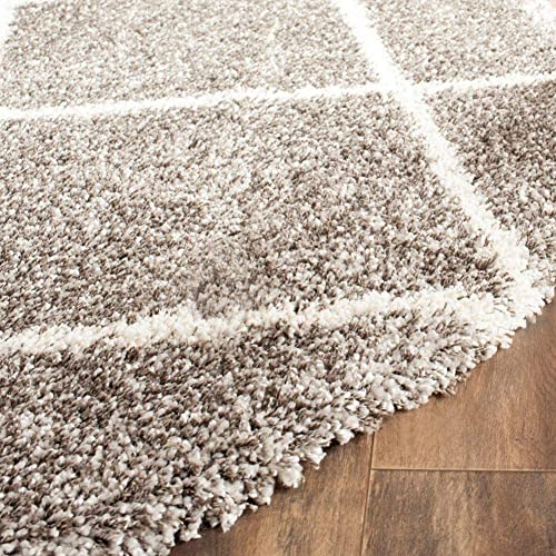 Image of Handwoven Microfibre 3D Rug for Living Room (L-Grey &Ivory, 2 X 5 Feet (Runner), Microfibre)