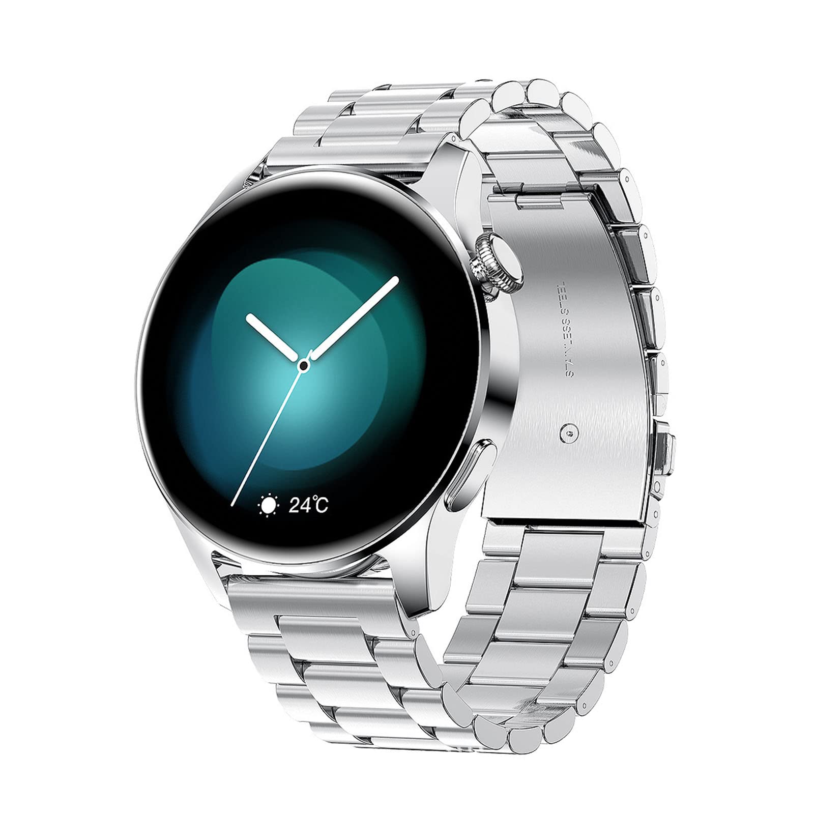 JUSHZ Reloj Inteligente Mujer Reloj Inteligente Hombre Hombre Smartwatch Mujer con Llamadas Pulsera Llamadas Bluetooth Reproducir Música Fotografiar Conteo De Pasos