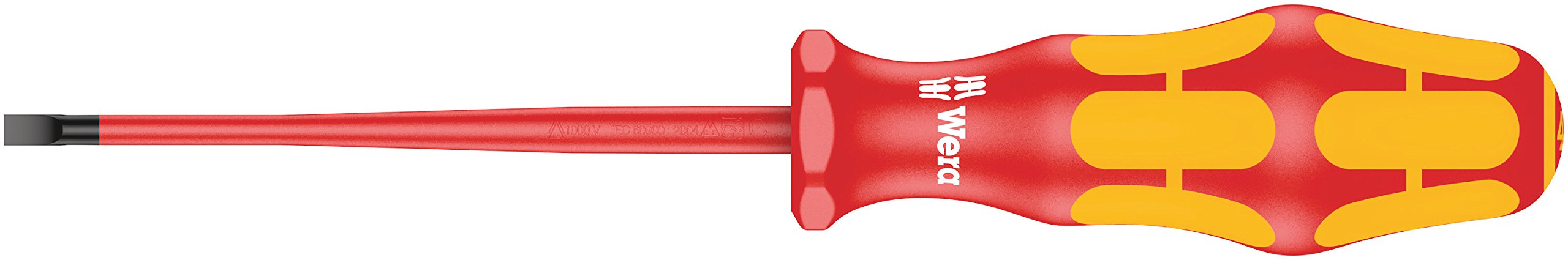 Wera 05006441001 160 iS Kraftform Plus VDE Screwdriver Slotted 4.0...