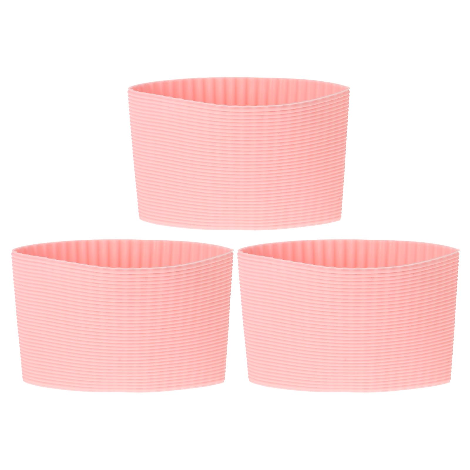 Manchon tasse café silicone réutilisable, protection thermique antidérapante mug chaud