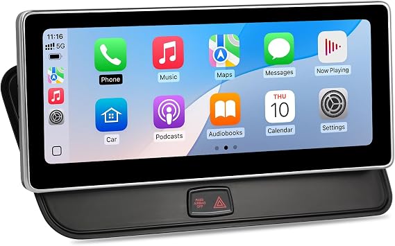 10.25 inch Touch Screen for Audi Q5 Multimedia/Concert/Symphony2009-2017 CarPlay Android Auto Upgrade Factory Car Radio Retain Original Stereo System Linux 10.25" Q5 DP