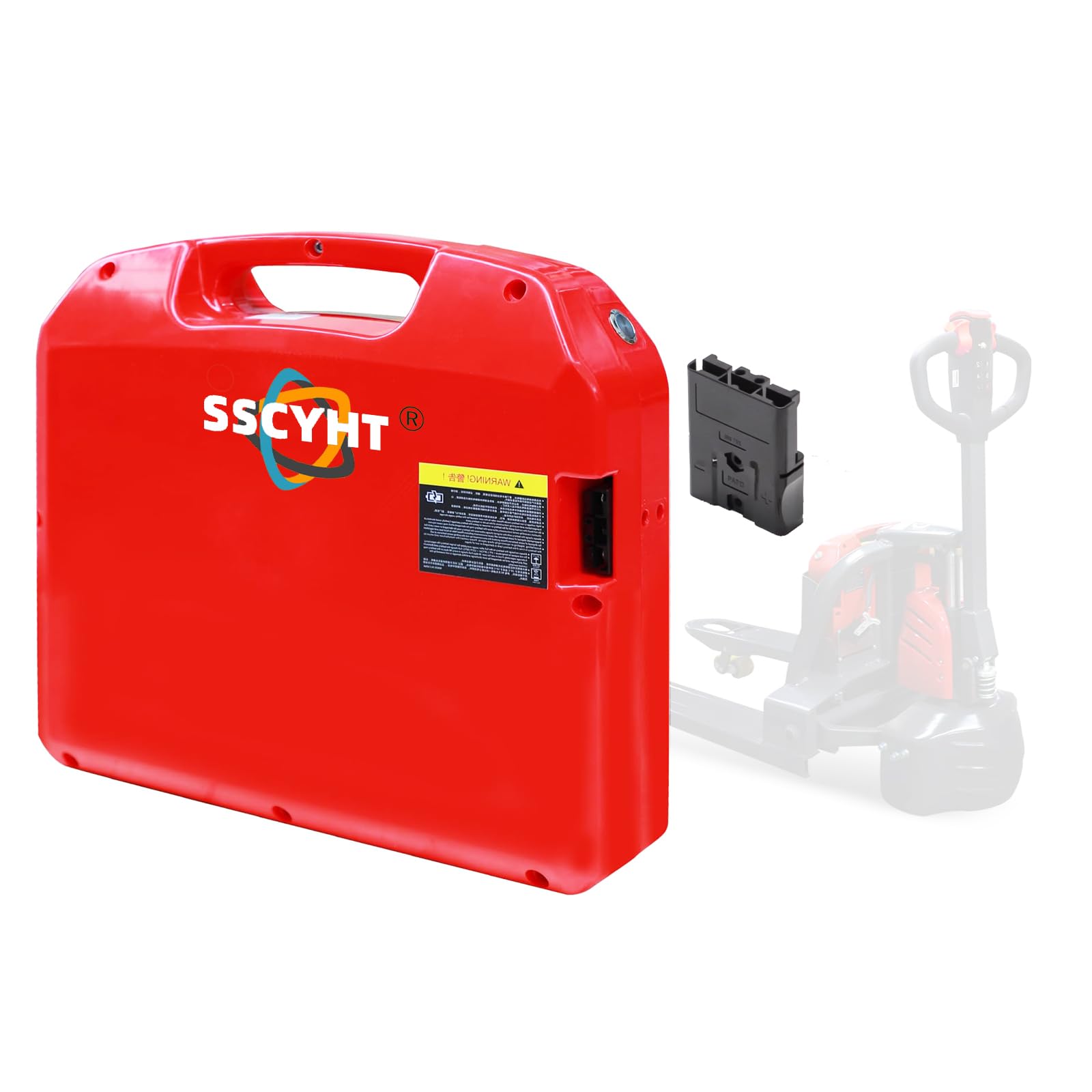 Batteria al Litio Sostitutiva per transpallet Elettrico e Carrello elevatore (24V 60Ah) con Controller Intelligente Integrato e connettore SBS75X.