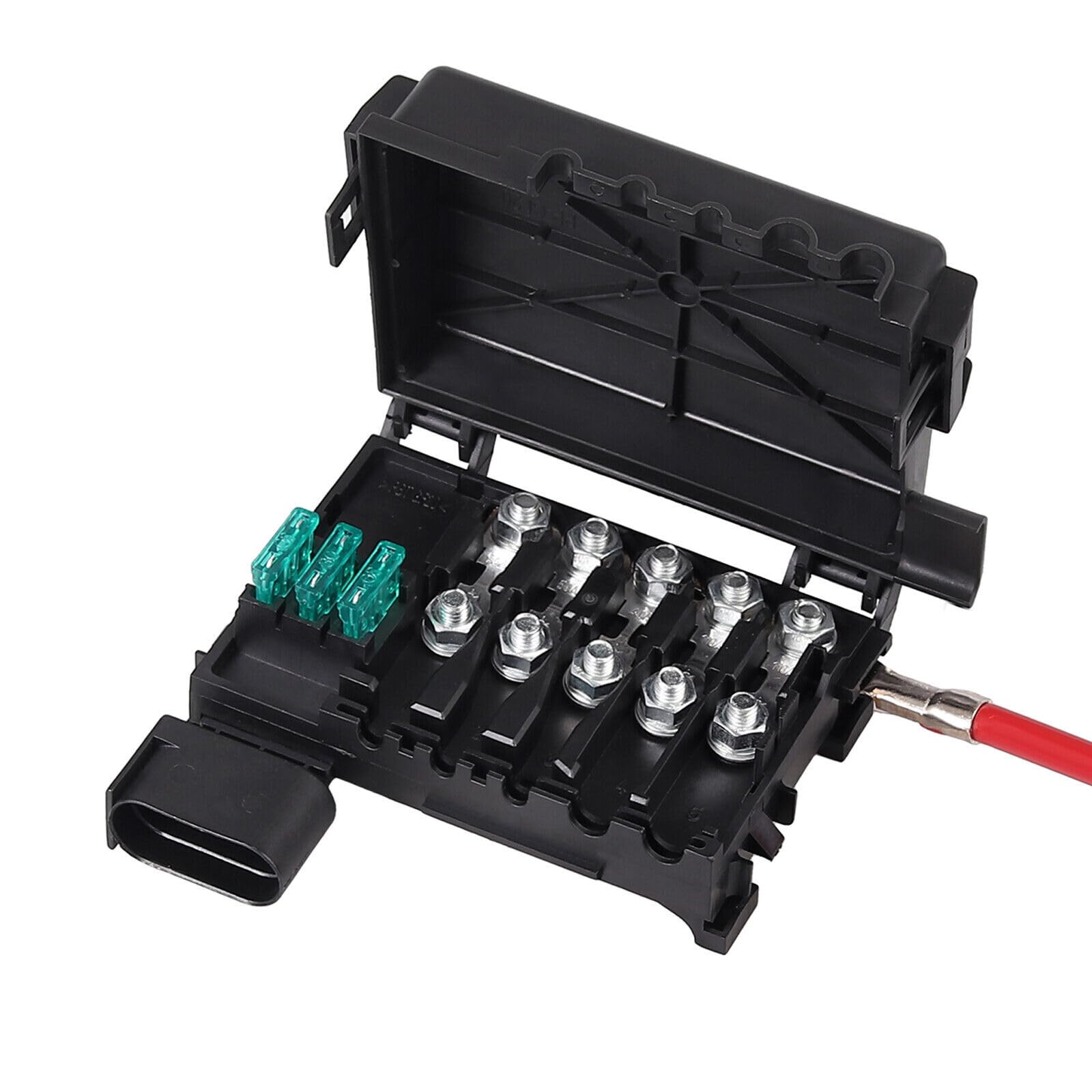 Scatola dei fusibili per batteria, morsetto per batteria, scatola dei fusibili per batteria, scatola di sicurezza per batteria per VW Sharan 7M Seat Alhambra Ford Galaxy 7M3937548 MK4