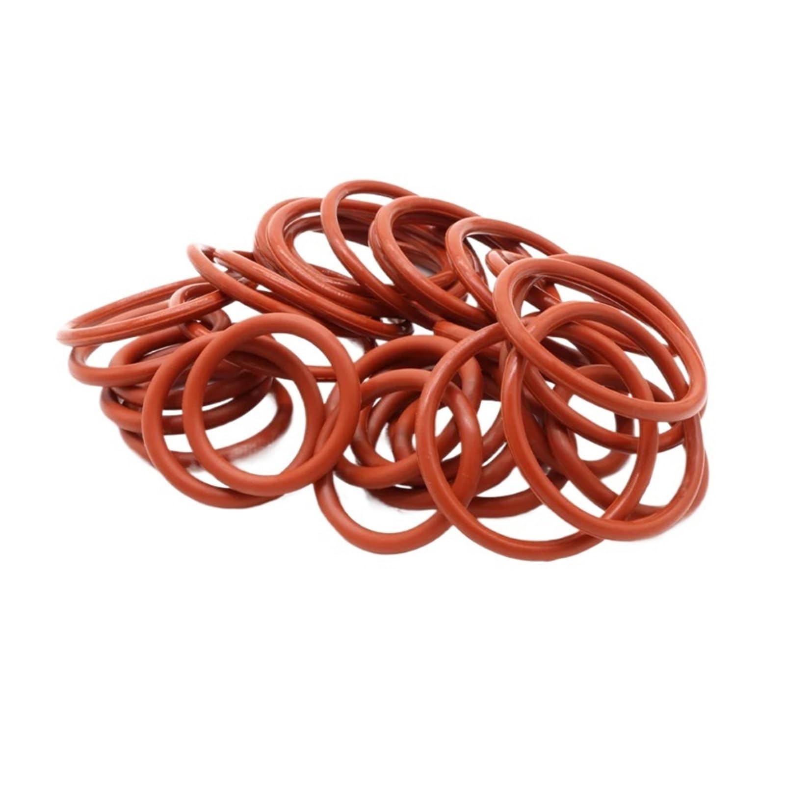 10 Uds. Junta de anillo silicona roja CS 4mm OD 12~200mm O junta tórica goma VMQ surtido herramientas Hvac(OD 185mm ID 177mm)
