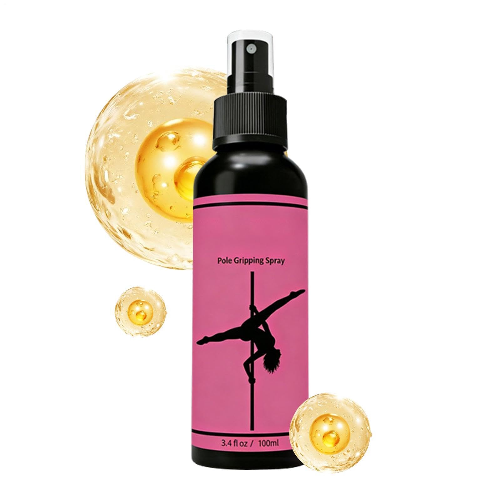 100ml Non-Slip Grip Spray For Pole Dancing & Aerial Rings - Anti-Sweat Hand Grip Enhancer | Quick-Drying Friction Boosting Spray For Sports, Gymnastics, Court Athletics, And Stage Training