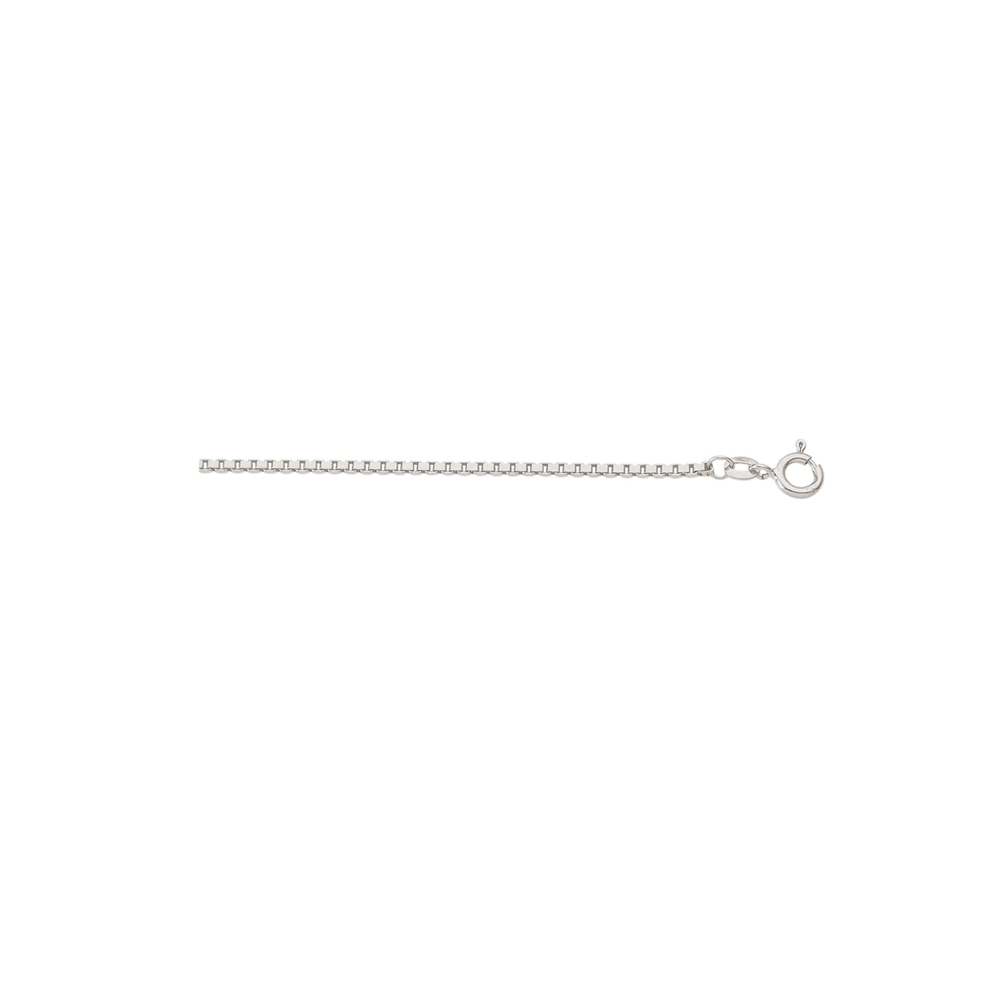 Silver 925 Sterling Silver Necklace – Length 42 cm B., Venetian chain necklace 1.5 mm