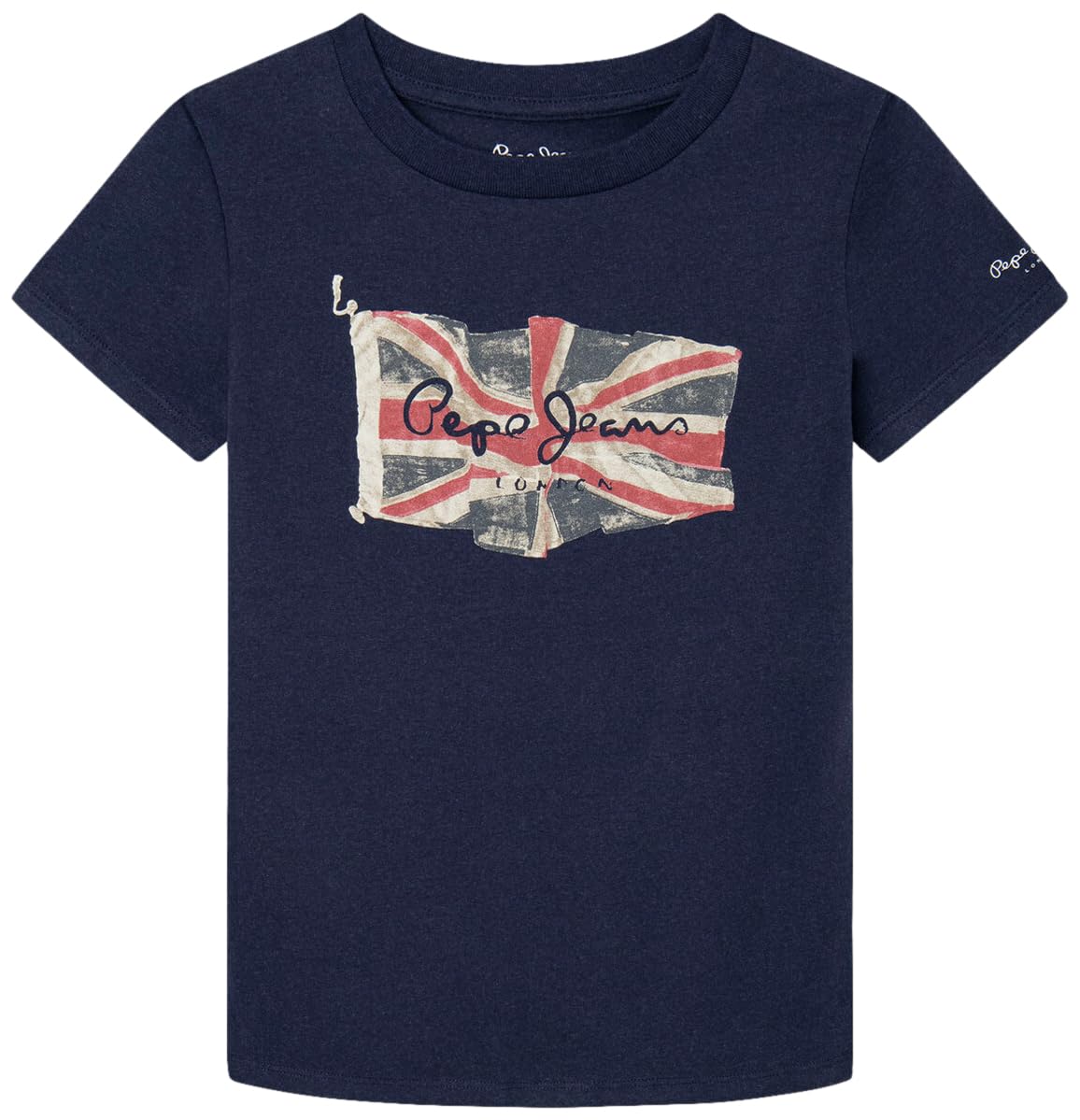 Pepe Jeans Boy's Flag Logo S/S N T-Shirts