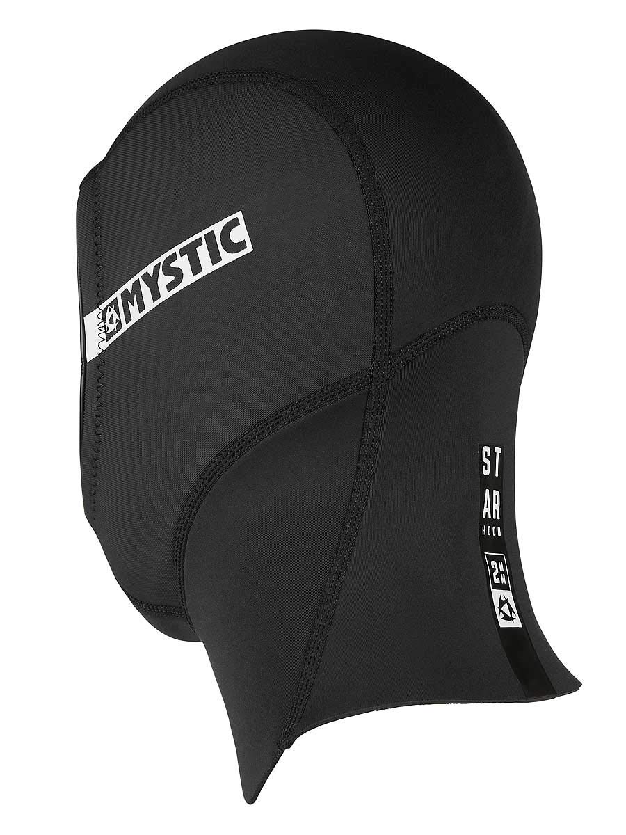 Mystic Watersports - Surf Kitesurf & Windsurfing Star 2mm Neoprene Wetsuit Hood - Black - Unisex - Flatlock Stitching Design