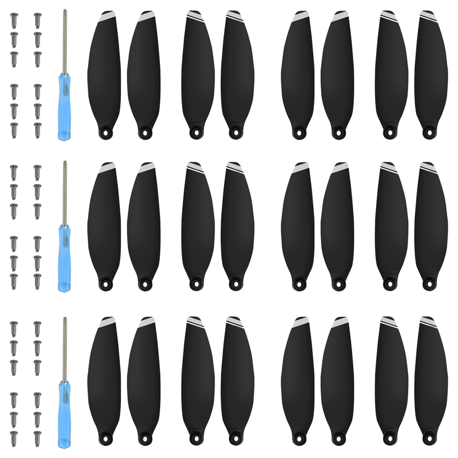 24Pcs Propellers for Drone for DJI Mini 2/Mini SE/2 SE/4K, Stable & Low Noise Propellers Accessories