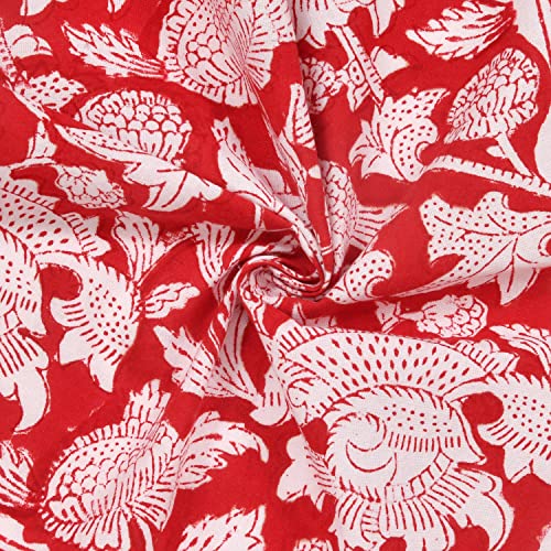 Image of BLOCKS OF INDIA Hand Block Print Cotton Table Napkin (Color 4)