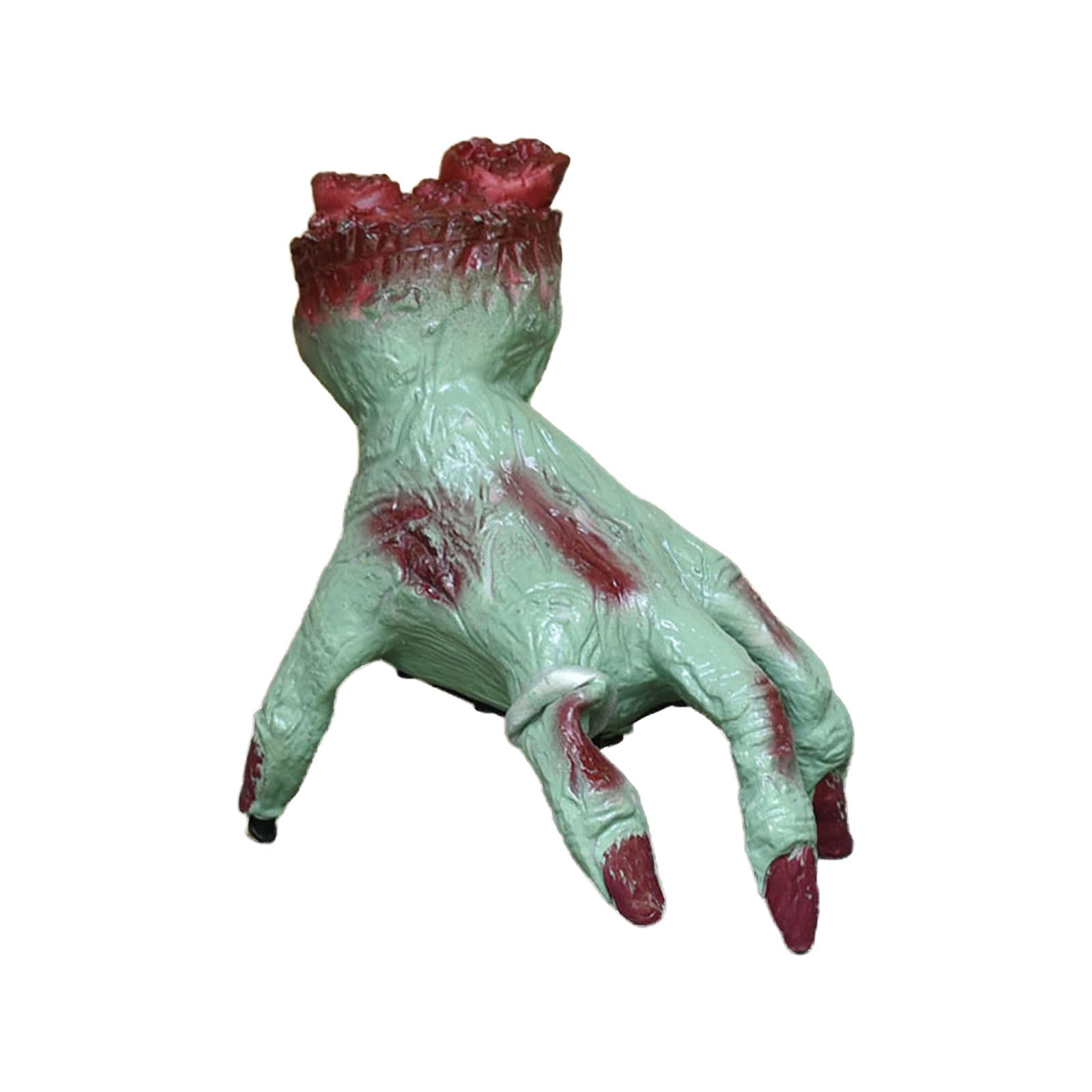 xbiez Scary Moving Hand Horror Decor Moving For Doll Hand Prank Props Running Hand Voice Control Electric