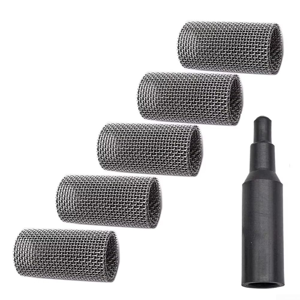 Diesel-Luft-Standheizungssieb, 16 Stück, Edelstahl-Filter, Netz, kompaktes Design, einfache Installation (6 Stück)
