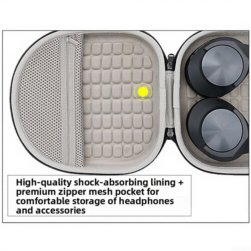 Custodia rigida portatile per cuffie Panasonic per Technics EAH-A800, custodia da viaggio per accessori per cuffie a ioni