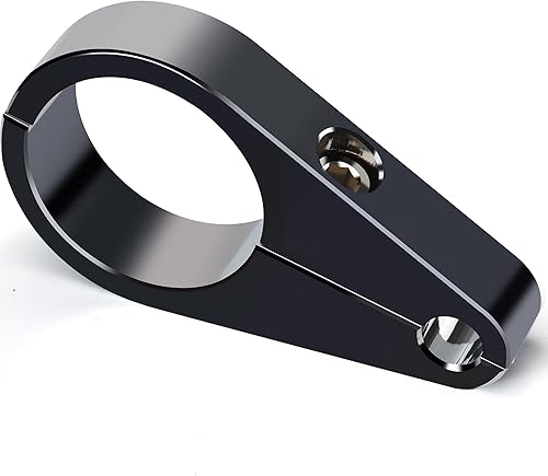 Vista 16 de MoKitDora Abrazadera de cable de acelerador de embrague de montaje en manillar o marco de 1.25" o clips de línea de freno para Harley, cromo