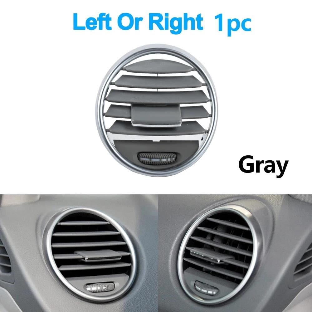 Bocchetta AC Cruscotto L/R griglia ventilazione aria condizionata pannello uscita per W164 per M 164 per ML GL classe 300 350 400 450 05-12 Uscita Aria Condizionata(Gray L R 1pc)