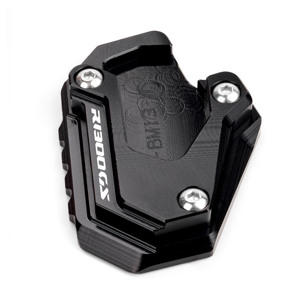 piastra per cavalletto laterale per moto per BMW R1300GS GS1300 R 1300 GS Adventure ADV Opzione 719 2023 2024 2025 r 1300 gs accessori piastra per supporto del cavalletto (Nero)