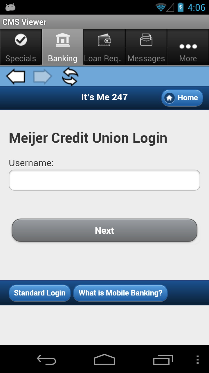 Meijer Credit Union (Kindle Tablet Edition) App on Amazon Appstore