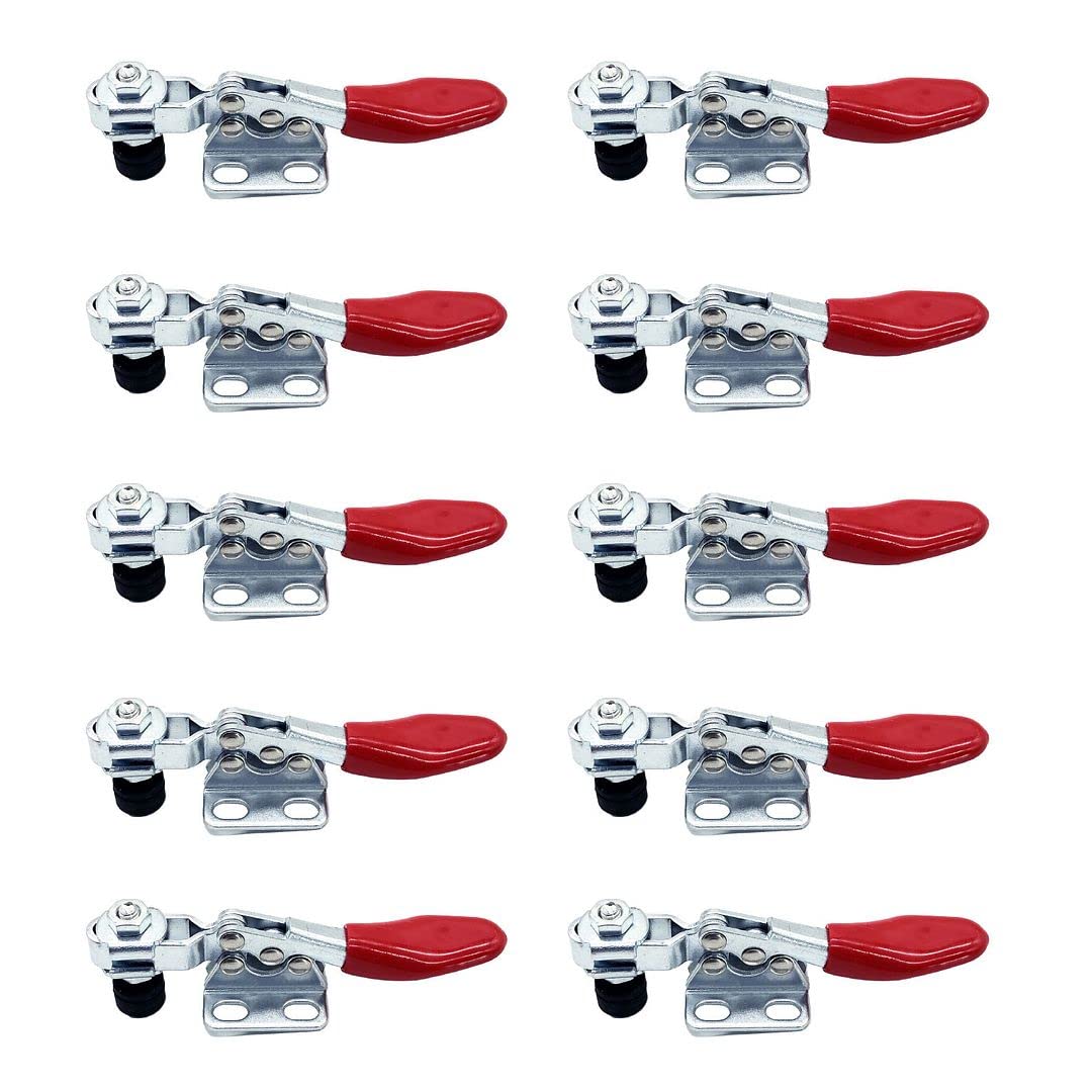 (10 Pack) 60LB U-BAR FLG BASE HORIZONTAL HOLD-DOWN CLAMP