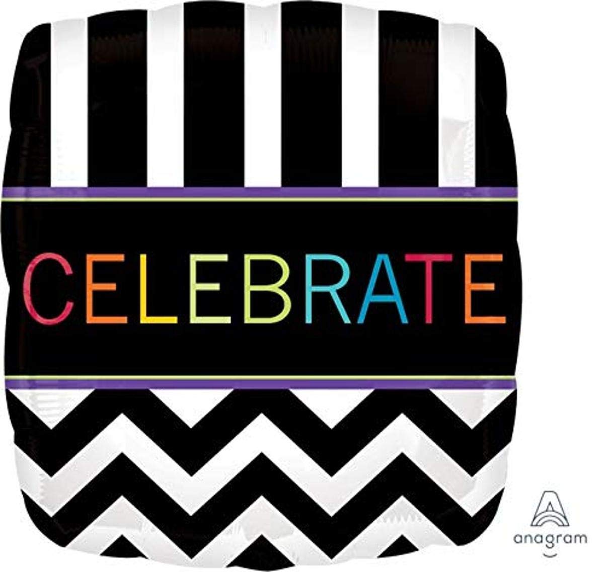 Ballon Square Celebrate Amscan pour réussir une arche de ballons moderne