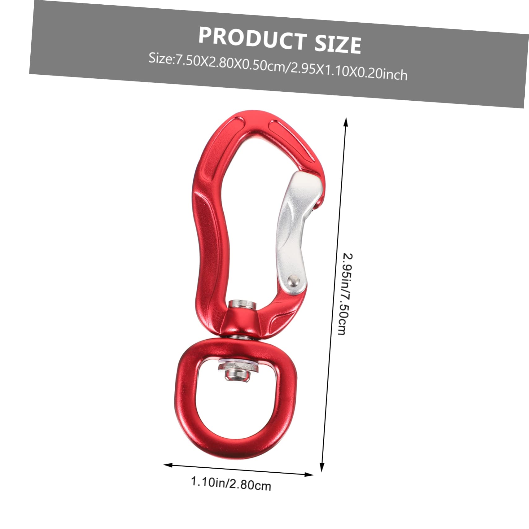 SUPVOX Keychain Quick Release Buckle Universal Kite Buckle for Long Time Use Easy to Clip Ropes
