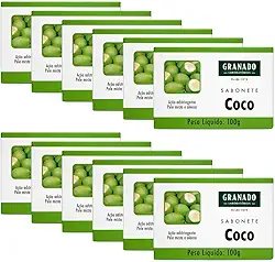 Granado Sabonete Tratamento, Coco, 100g, 12 Unidades