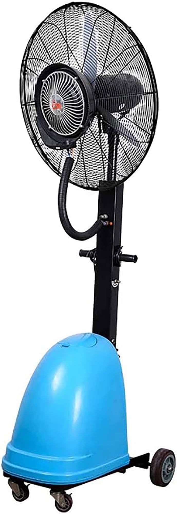 HCZKIUJY Pedestal Spray Fan,Industrial Oscillating Misting Fan Standing Floor Fan,Cooling Misters fan with 3 speed,Ideal for Patios,Supermarket,Factory