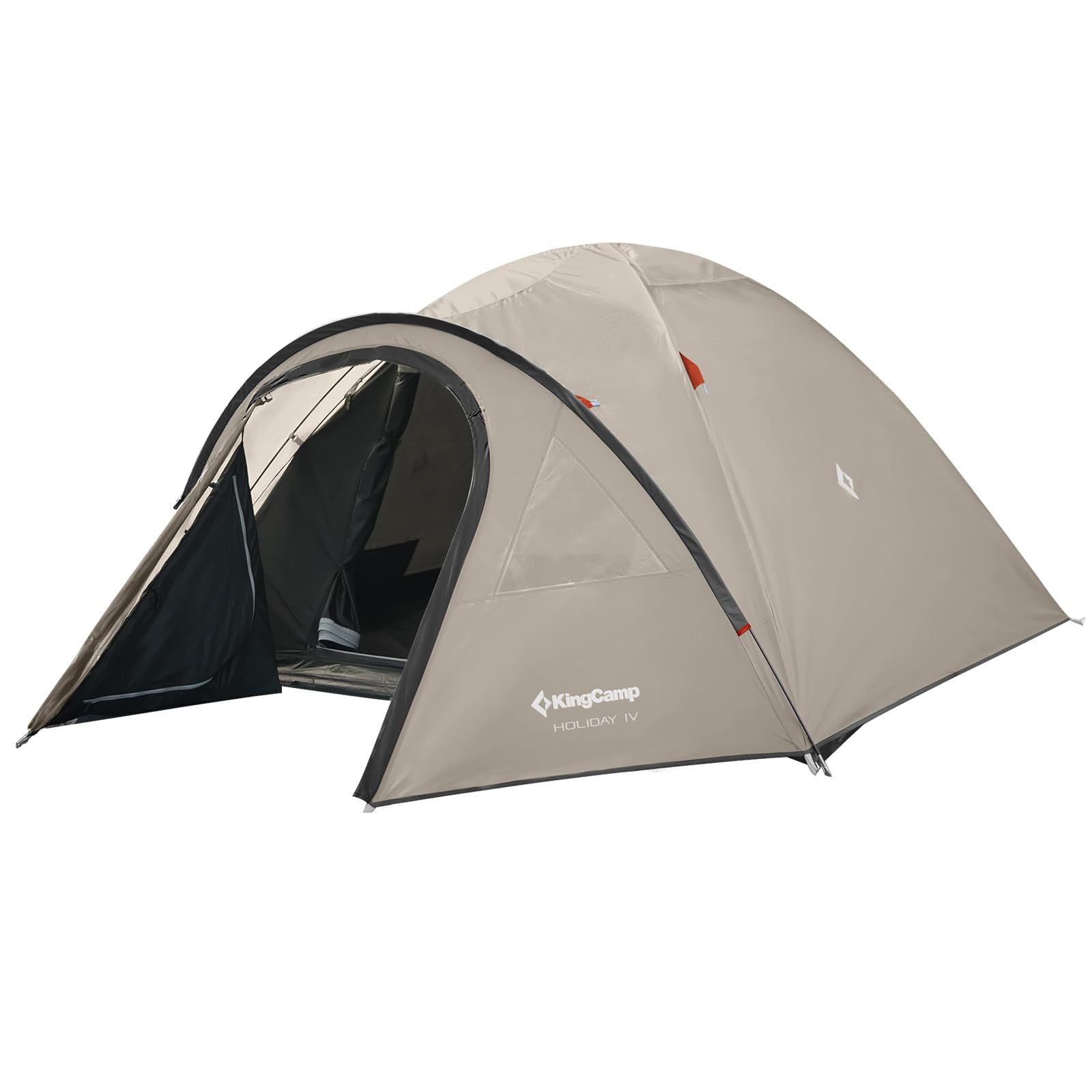 KingCamp Kampeertent voor 4 personen, ultralichte waterdichte koepeltent, compact en rugzakvriendelijk, ideale tent voor kamperen, trekking en outdoor