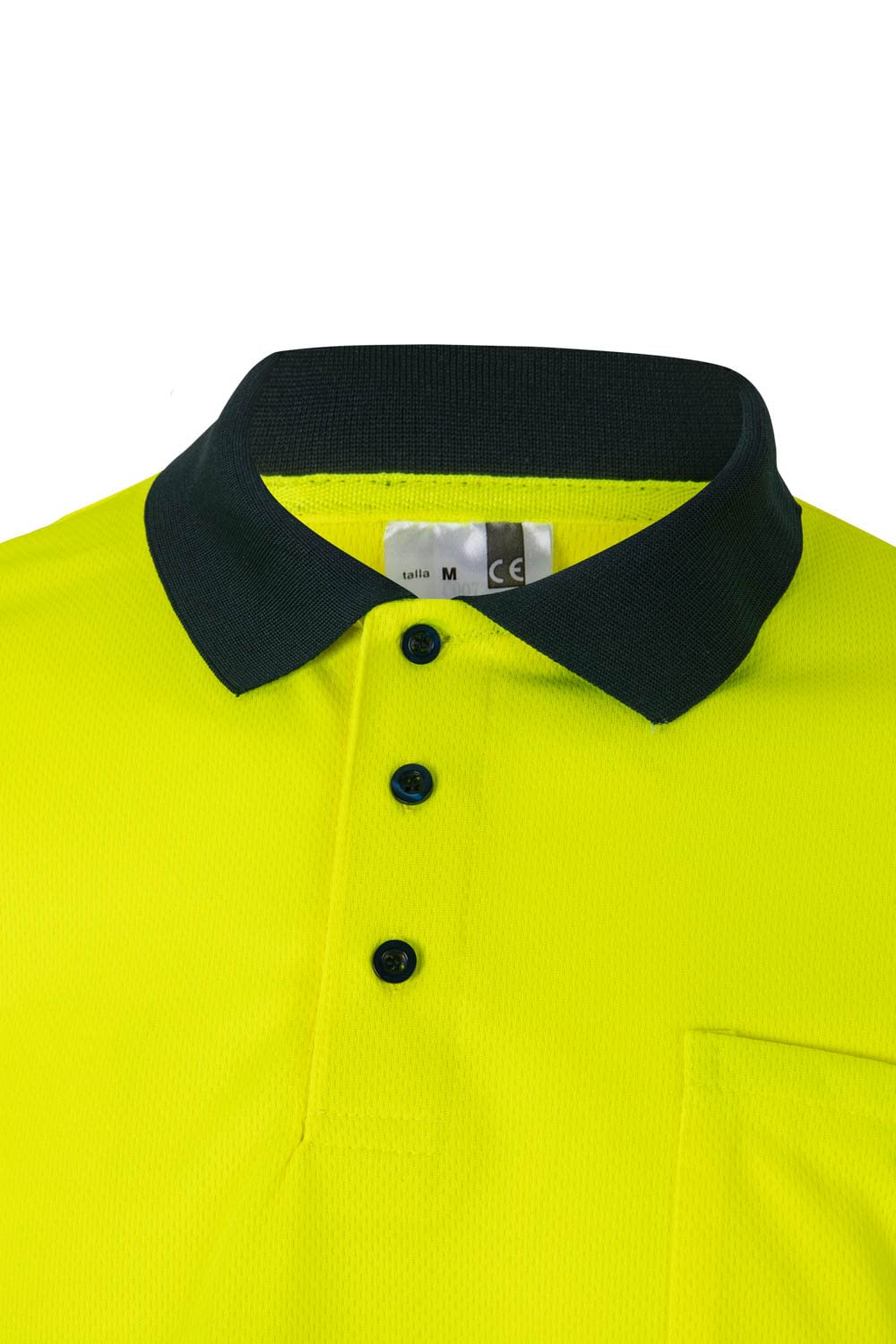 VELILLA Polo bicolor alta visibilidad manga larga Serie 175