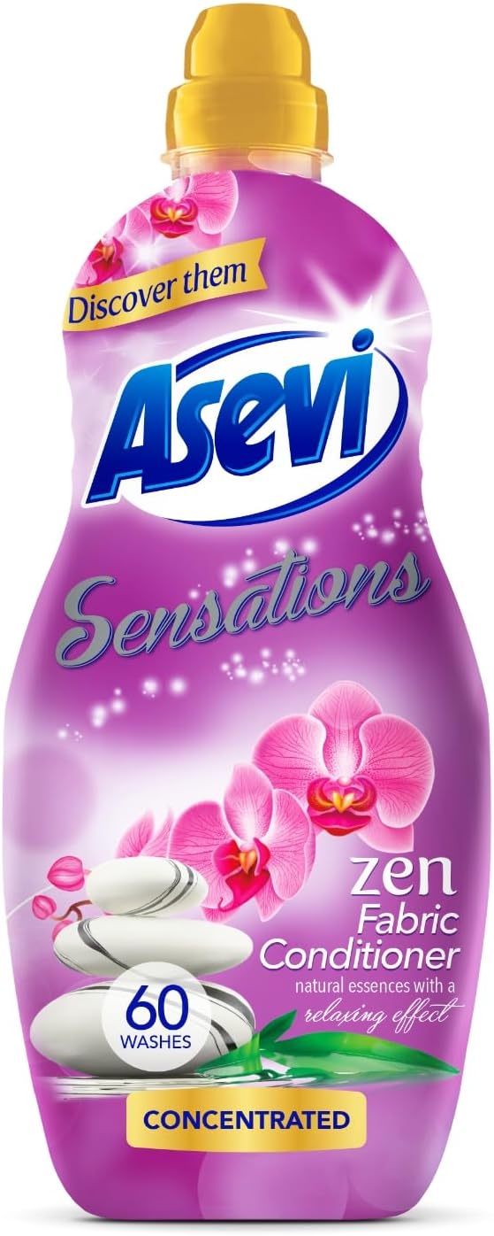 Sensations Fabric Conditioner, Laundry Conditioner, Liquid Fabric Conditioner, 1320ML, 60 Washes, Zen