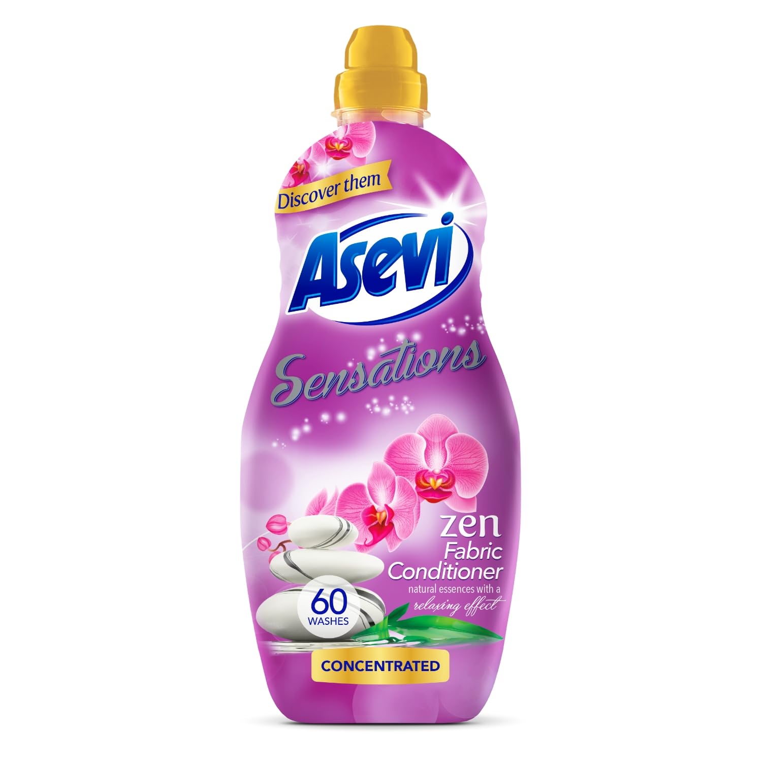 Sensations Fabric Conditioner, Laundry Conditioner, Liquid Fabric Conditioner, 1320ML, 60 Washes, Zen