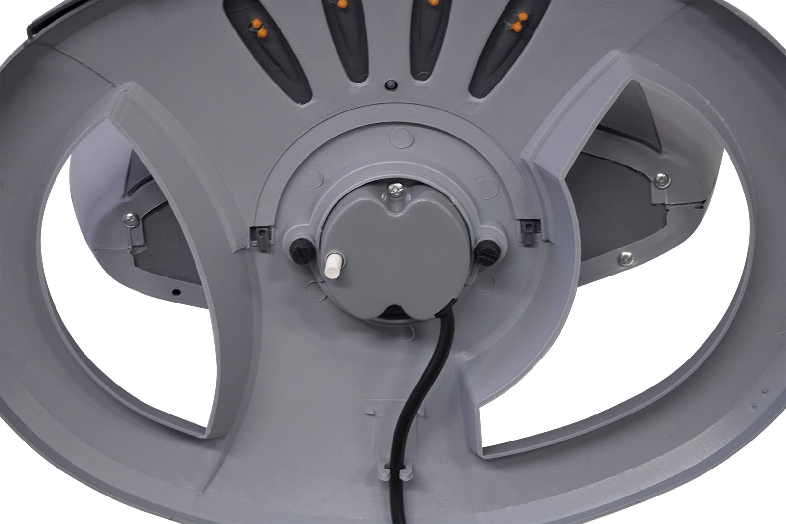 Stufa elettrica portatile,Stufa Alogena Oscillante, 4 Livelli di Potenza Silenziosa Oscillazione Alloggiamento Freddo Touch Sistema Antiribaltamento,Protezione termica (1600W)